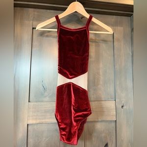 Velvet leotard